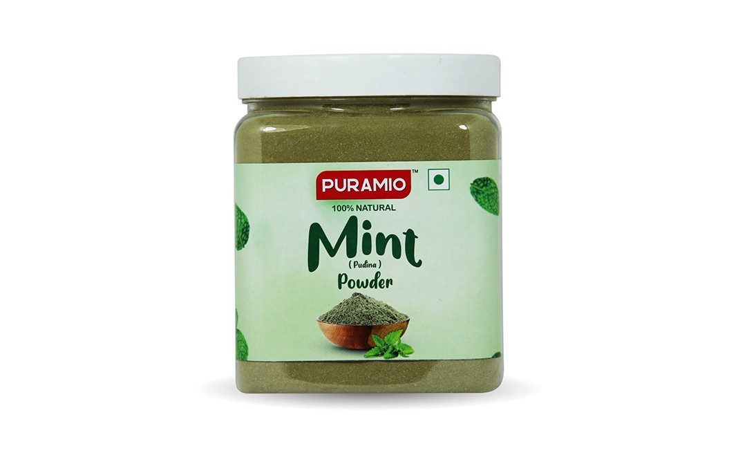 Puramio Mint (Pudina) Powder    Plastic Jar  450 grams
